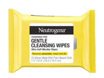 Neutrogena Gentle Facial Cleansing Wipes, Fragrance Free, 25 ct