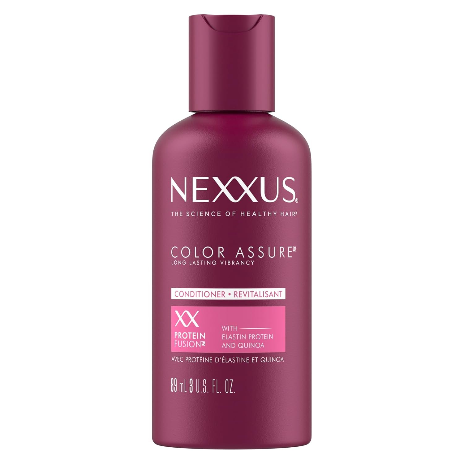Nexxus Hair Color Assure Conditioner with ProteinFusion, For Colored Treated Hair Color Hair Conditioner 3 oz Nexxus Hair Color Assure Conditioner with ProteinFusion, For Colored Treated Hair Color Hair Conditioner 3 oz