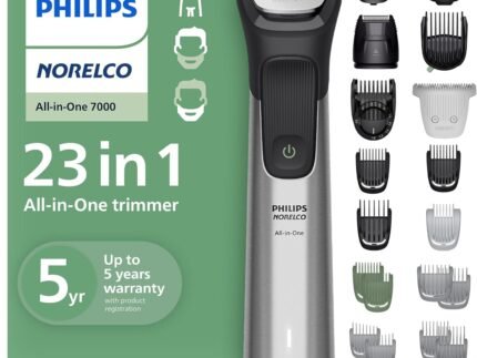 Norelco Philips All-in-One 7000 23-in-1 Trimmer, Face, Hair & Body, Steel