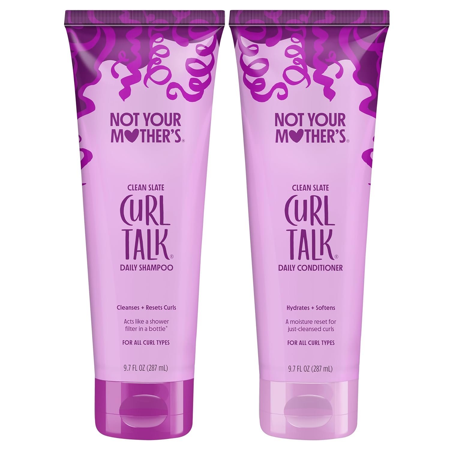 Not Your Mother’s Curl Talk Clean Slate Daily Shampoo & Conditioner, 2 Pack Not Your Mother’s Curl Talk Clean Slate Daily Shampoo & Conditioner, 2 Pack