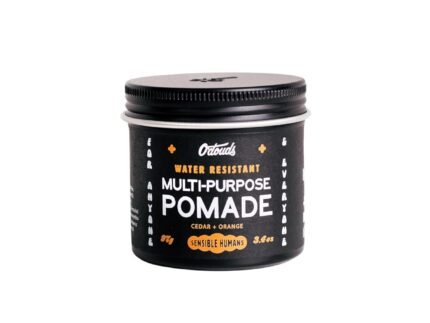 O’Douds Multi-Purpose Pomade – Water-Resistant Styling Pomade for Men – Natural, Plant-Based Ingredients – Firm hold with Medium to High Shine – Cedarwood & Orange Scent (3.4oz)