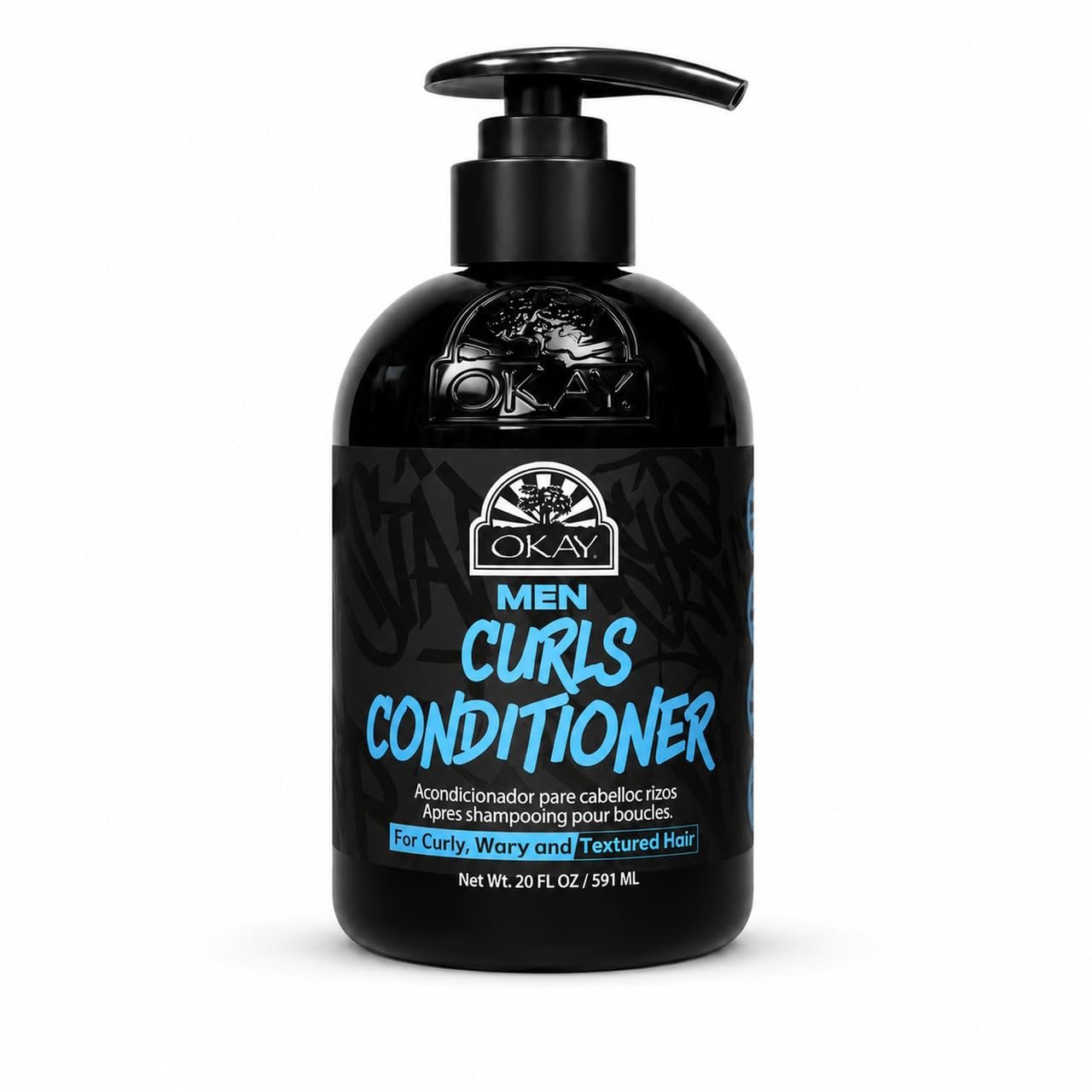 OKAY Men’s Curls Conditioner 20 oz – Hydrating Conditioner for Curly, Wavy & Textured Hair, Moisturizing, Detangling & Frizz Control, Lightweight Formula for Soft Defined Curls OKAY Men’s Curls Conditioner 20 oz – Hydrating Conditioner for Curly, Wavy & Textured Hair, Moisturizing, Detangling & Frizz Control, Lightweight Formula for Soft Defined Curls
