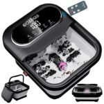 OOAMBB Collapsible Foot Spa Bath with Remote Control,Heat,Bubble,Timer