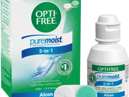 OPTI-FREE Puremoist Multi-Purpose Contact Lens Solution (2 Oz, Travel Pack)