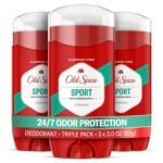 Old Spice Deodorant for Men, Aluminum Free, Sport Scent, 3.0 oz, Pack of 3