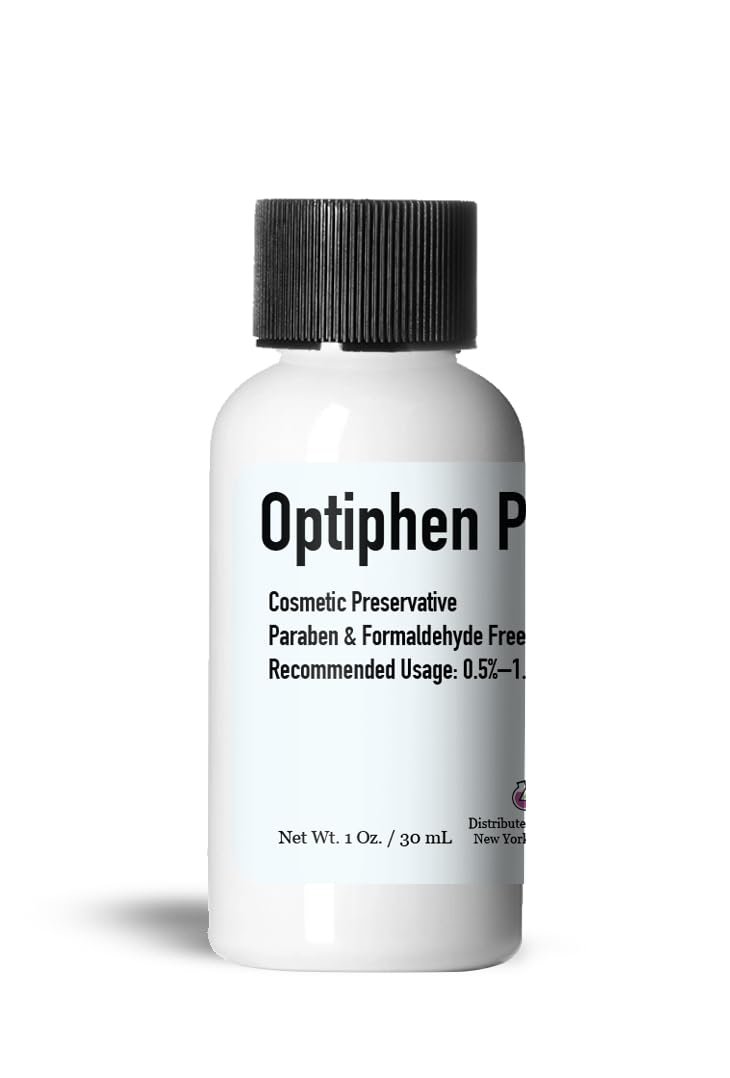 Optiphen Plus Preservative for Cosmetics, Optiphen Natural Preservative For Lotions Optiphen Plus Preservative for Cosmetics, Optiphen Natural Preservative For Lotions Making DIY Products, Serums (1 Ounce / 30 mL)
