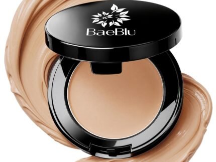 Organic Cream Concealer 100% Natural Full Coverage Dewy Finish, Paradise