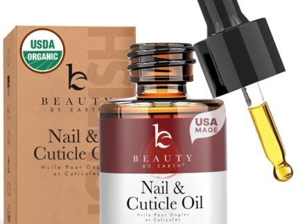 Organic Nail and Cuticle Oil – USA Made Nail Oil for Growth & Strength