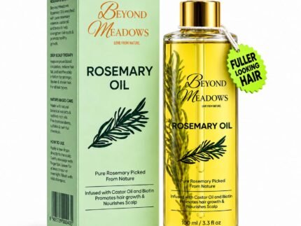 Organic Rosemary Oil for Hair Growth with Biotin, 3.38 fl oz