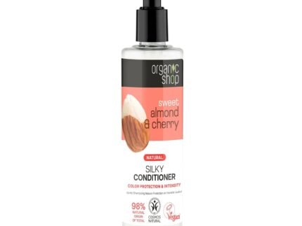 Organic Shop Almond & Cherry Deep Conditioner, Hydrate Moisturizing Restorer, Softens and Deeply Hydrates Dry Hair, Paraben-Free, Sulfate-Free Surfactants. 100% Vegan – Organic