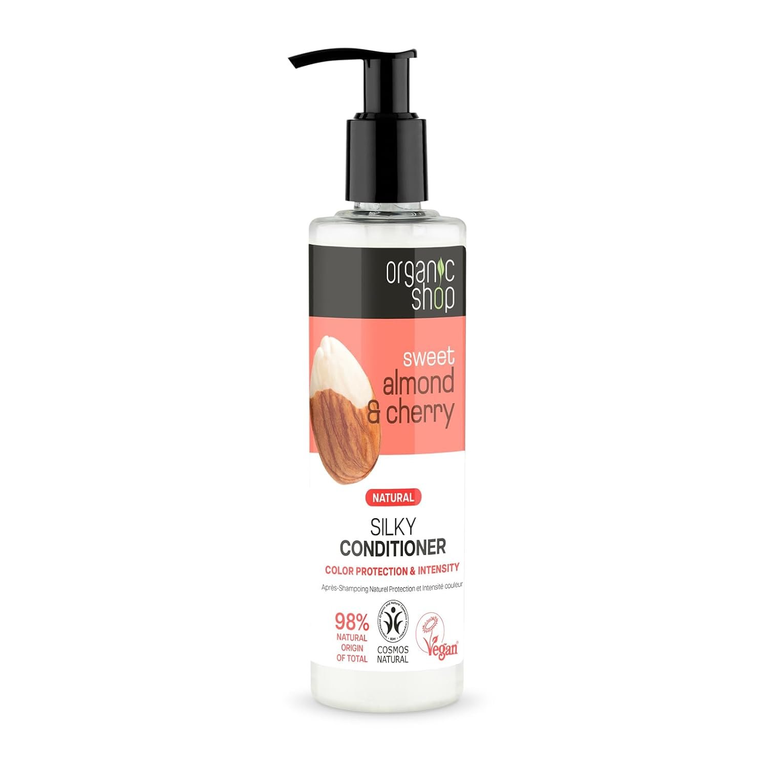 Organic Shop Almond & Cherry Deep Conditioner, Hydrate Moisturizing Restorer, Softens and Deeply Hydrates Dry Hair, Paraben-Free, Sulfate-Free Surfactants. 100% Vegan – Organic Organic Shop Almond & Cherry Deep Conditioner, Hydrate Moisturizing Restorer, Softens and Deeply Hydrates Dry Hair, Paraben-Free, Sulfate-Free Surfactants. 100% Vegan – Organic