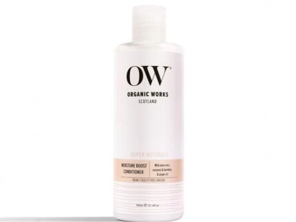 Organic Works Super Naturals Moisture Boost Conditioner – Argan Oil Conditioner for Moisture Retention and Damage Control – Cruelty-Free – 10.14 oz