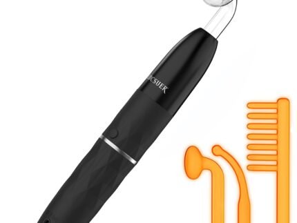 OxyGlow 2 Cordless High Frequency Facial Wand for Face & Scalp Care