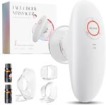 PakWizz 2026 Upgraded 3-in-1 Body Sculpting Machine with Cupping Therapy, Heat, LED Light – Adjustable 3 Modes Essential Oil Body Sculpting Tool for Back, Belly, Waist, Arms, Legs, Ivory White