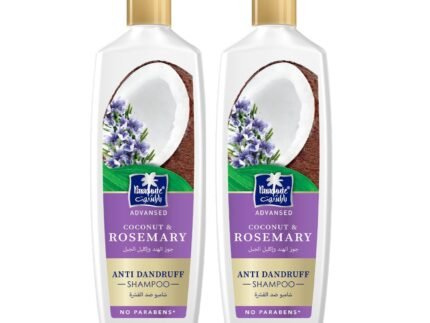 Parachute Advansed Anti-Dandruff Rosemary Shampoo with Coconut | Nourishes Hair & Detoxes Scalp | 11.4 Fl oz | Pack of 2