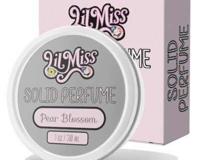Pear Blossom Women’s Solid Perfume Balm, Floral Fragrance and Pear Perfume, Blossom Pear Fragrance Balm for Women (1 Ounce)