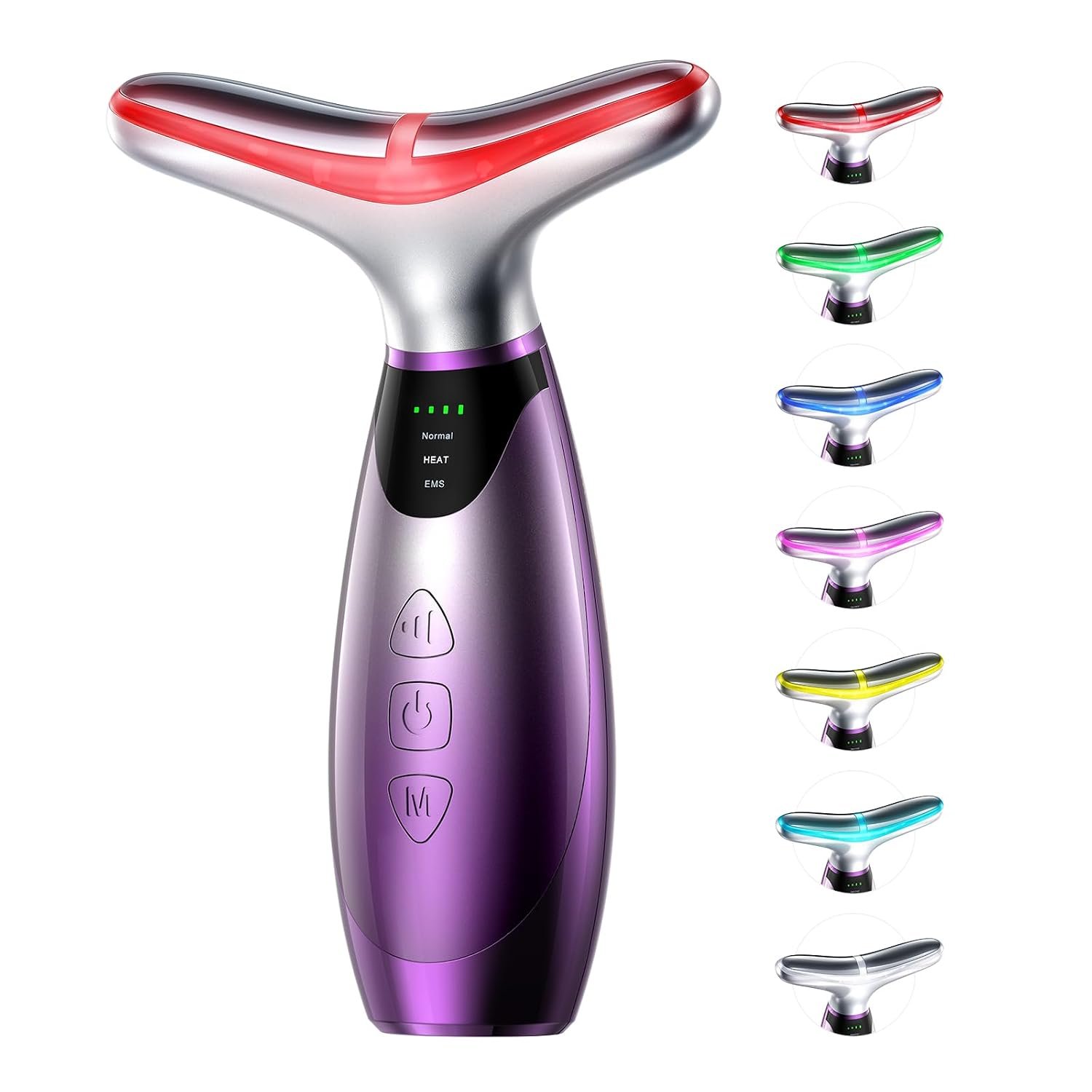 Pedete Facial Massager, 7 Colors Red Light Therapy for Face and Neck Pedete Facial Massager, 7 Colors Red Light Therapy for Face and Neck