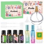 Perfume Making Kit- DIY Perfume Making Kits for Women,Travel Perfume Set Make Your Own Scent with Essential Oil, Bottle, Fun Make Your Own Roller Perfume, Fragrance Gifts for Women Girls