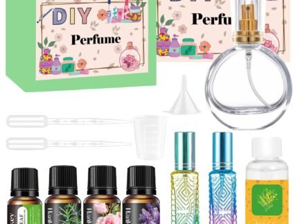 Perfume Making Kit- DIY Perfume Making Kits for Women,Travel Perfume Set Make Your Own Scent with Essential Oil, Bottle, Fun Make Your Own Roller Perfume, Fragrance Gifts for Women Girls