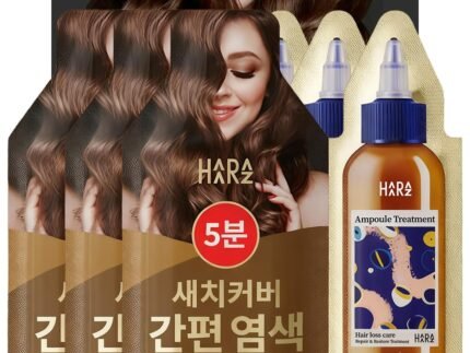 Permanent Hair Color, 100% Gray Coverage, 3 Pack (Natural Brown)