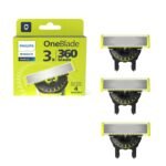 Philips Norelco OneBlade 360 Replacement Blades, 3 Pack