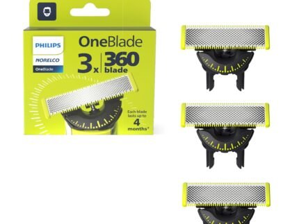 Philips Norelco OneBlade 360 Replacement Blades, 3 Pack