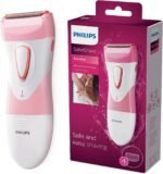 Philips SatinShave Essential Women’s Wet & Dry Electric Shaver for Legs & Body, Cordless, with Hypoallergenic Foil, HP6306/50