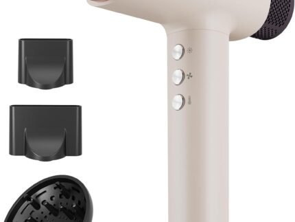 Pro Hair Dryer, High-Speed Ionic Blow Dryer with Diffuser, 1875W