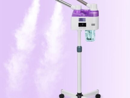 Professional 2 in 1 Facial Steamer, Esthetician Steamer with Hot & Cold Mist, Face Steamer for Facial Deep Cleaning, Facial Steamer for Home Beauty Salon Spa