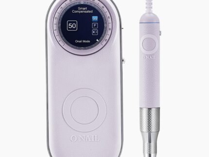 Professional Electric Nail Drill Machine – O NAIL 50,000 RPM E-File with LCD Display, Smart Control and Vibration-Free, 3mm Shank Bits Kit, Beginner Mode for Acrylic Gel Removal, for Home & Salon Use