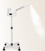 Professional Facial Steamer, Face Steamer Upgrade PTC Heating, Esthetician Steamer Hot Mist Facial Steamer for Salon Spa Beauty (White)