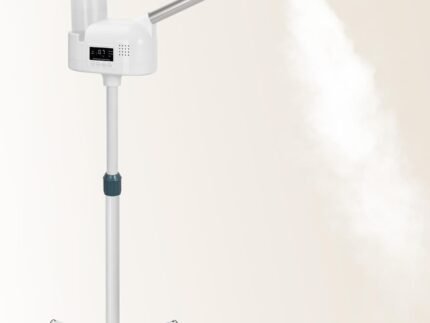 Professional Facial Steamer, Face Steamer Upgrade PTC Heating, Esthetician Steamer Hot Mist Facial Steamer for Salon Spa Beauty (White)
