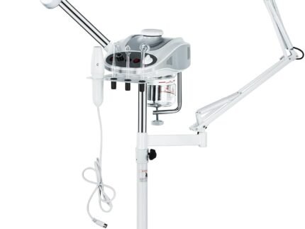 Professional Facial Steamer Machine & Mag Lamp & High Frequency Skin Care 3 in 1