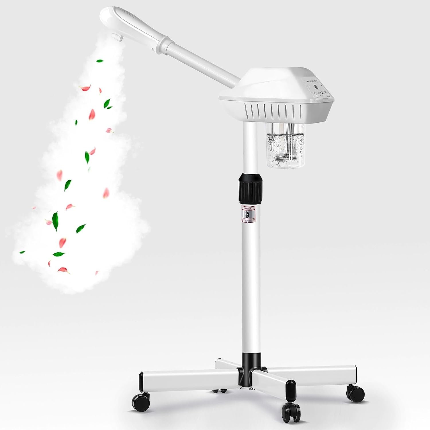 Professional Facial Steamer for Atomization Humidifier Atomizer, Adjustable Height and Angle, Face Steamer Clean Skin Firming Pores and Moisturizing Suitable for a Beauty, Spa, at Home Professional Facial Steamer for Atomization Humidifier Atomizer, Adjustable Height and Angle, Face Steamer Clean Skin Firming Pores and Moisturizing Suitable for a Beauty, Spa, at Home
