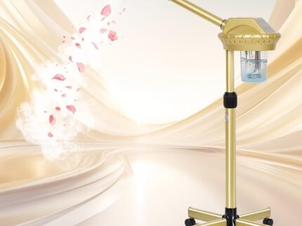 Professional Facial Steamer,Deep Cleansing and Hydration Gold