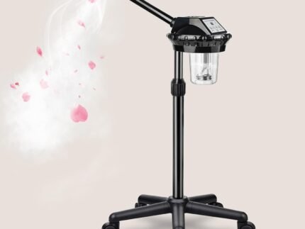 Professional Facial Steamer,Hot Mist Steamer Face,Steamer Esthetician-Black