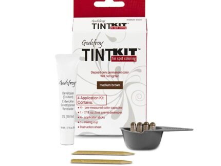 Professional Root Touch Up Hair Coloring Kit, Medium Brown, 4 applications