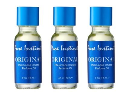 Pure Instinct (3-Pack) – The Original Pheromone Infused Essential Oil Perfume Cologne – Unisex For Men and Women – TSA Ready