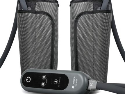 QUINEAR Air Compression Leg Massager for Circulation & Pain Relief, Calf Massagers with 2 Modes & 3 Intensities, Sequential Compression Device (SCD) for RLS, Edema, FSA-HSA – Ideal Gift