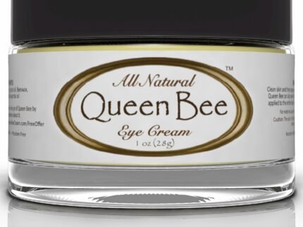 Queen Bee Organic Under Eye Cream for Dark Circles, Lines and Puffiness, 1 Ounce