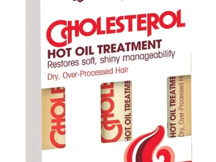 Queen Helene Cholesterol Hot Oil Treatment in Resealable Tubes, 3-1 fl oz (29.57 ml) tubes