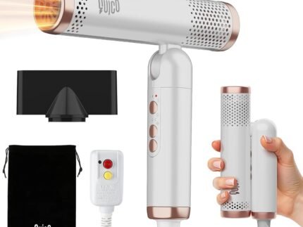 Quico Travel Hair Dryer Dual Voltage, 120000RPM BLDC Fast Drying Blow Dryer