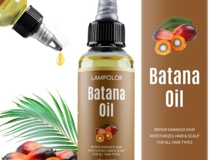 RAW Batana Oil for Hair Growth, Dr Sebi Organic Unrefined Batana Oil from Honduran, 100% Pure & Natural Hair Growth for Thicker & Stronger Hair – 2 FL OZ – 60Ml – 1Pack
