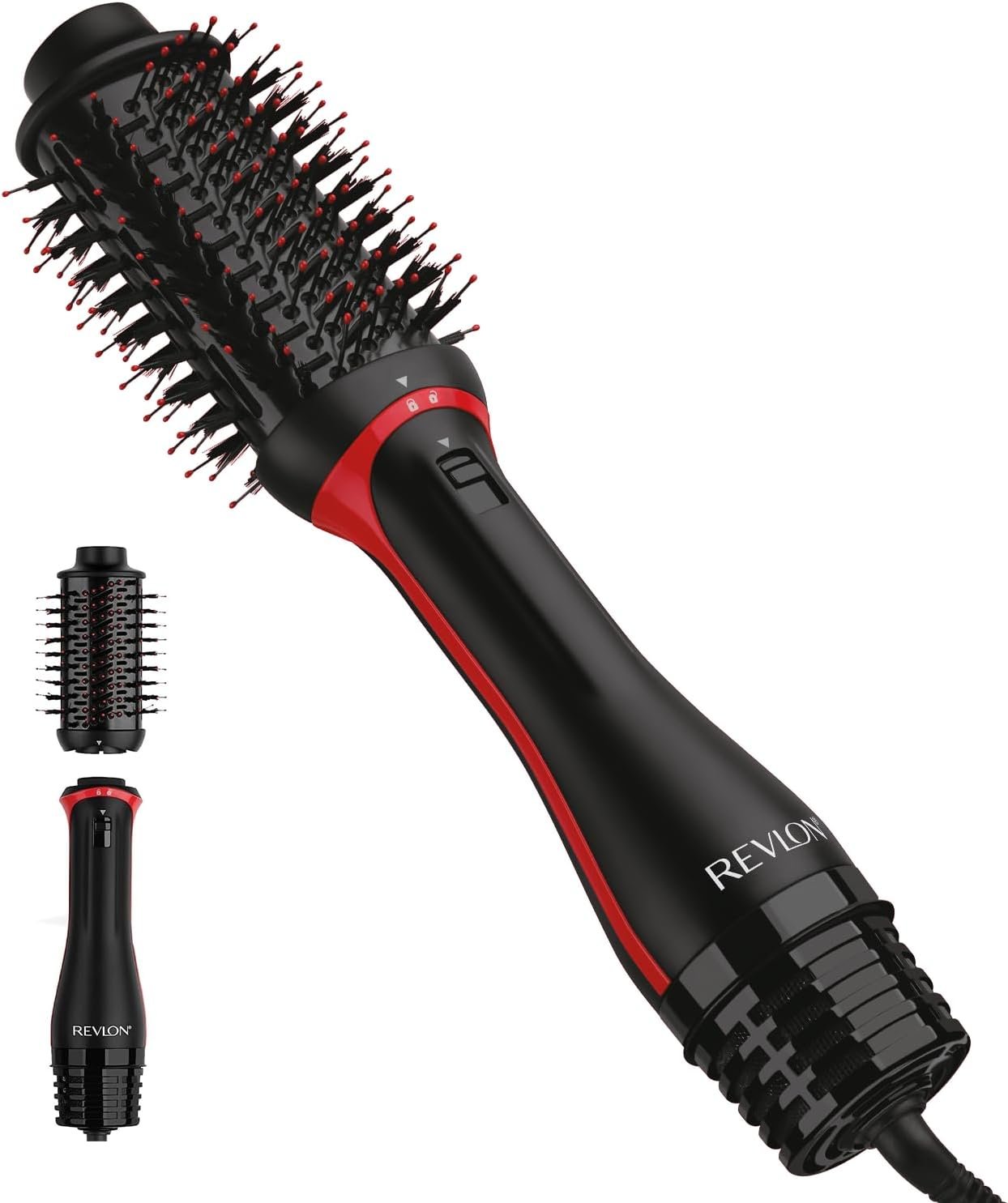 REVLON One-Step Volumizer Plus Hair Dryer and Styler, 2.4 in Barrel, Black REVLON One-Step Volumizer Plus Hair Dryer and Styler, 2.4 in Barrel, Black