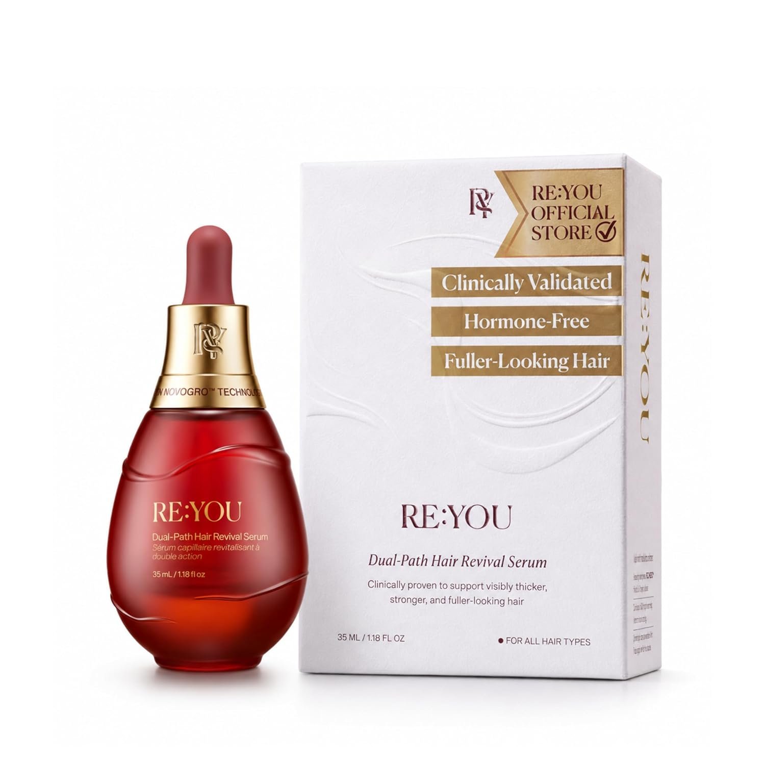 RE:YOU Dual-Path Hair Revival Serum for Thinning Hair RE:YOU Dual-Path Hair Revival Serum for Thinning Hair