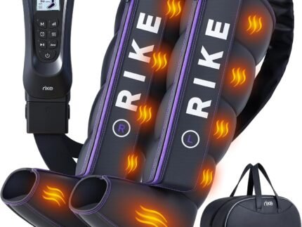 RIKE Leg Compression Massager with Heat for Circulation and Pain Relief FSA