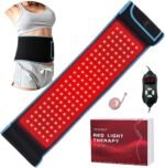 Red Light Therapy Belt with 132 LEDs 3-in-1 Chips 940nm 850nm 660nm(Corded)