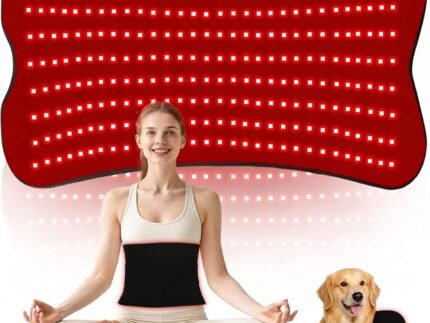 Red Light Therapy Mat for Body, 240 LEDs 32"x15" Near Infrared Light Therapy Pad with 660nm & 850nm Wavelength, Home Use for Back Belly Knee Joint Muscle Comfort