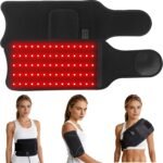 Red Light Therapy Pad, 70 LEDs Adjustable 22.1″x7.1″ Light Wrap,Corded