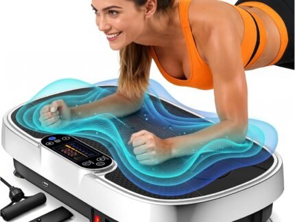 Renoj 3D Whole Body Vibration Plate Exercise Machine, Home Gym Equipment